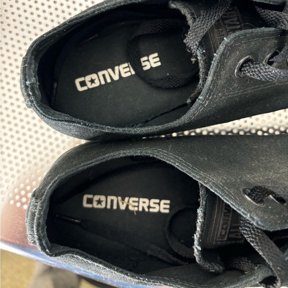 Converse All Star Chuck Taylor Low Top Black Monochrome Size M 10 / W 12 - Picture 9 of 10